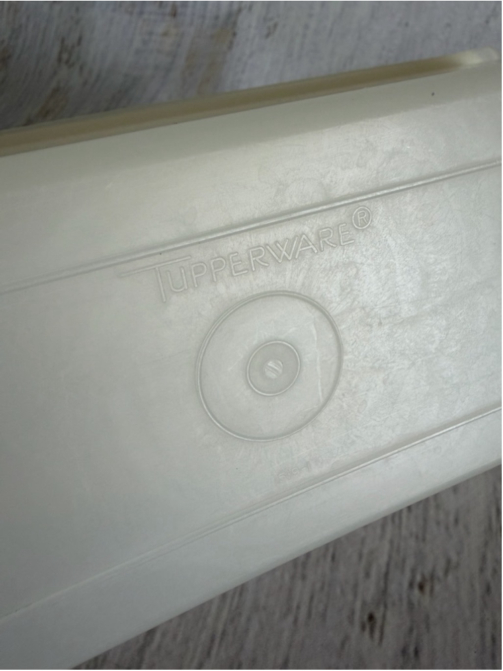 Tupperware White One Size Velveeta Storage Container - Picture 2 of 4